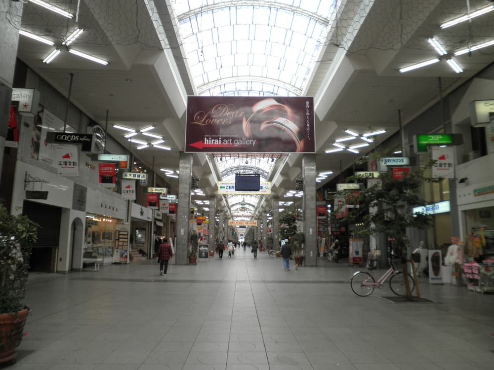 Okaido & Gintengai arcades — Matsuyama